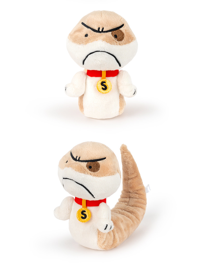 Wholesale of genuine little dog, snake, Dot, plush toy figurines, mood Twist and Play, cute dog New Year gifts pic 9
