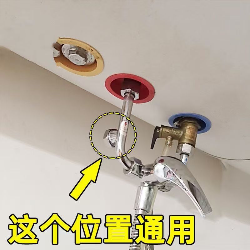 电热水器混水阀热水管盖帽堵帽4分不锈钢外丝堵头铜内丝堵帽详情1