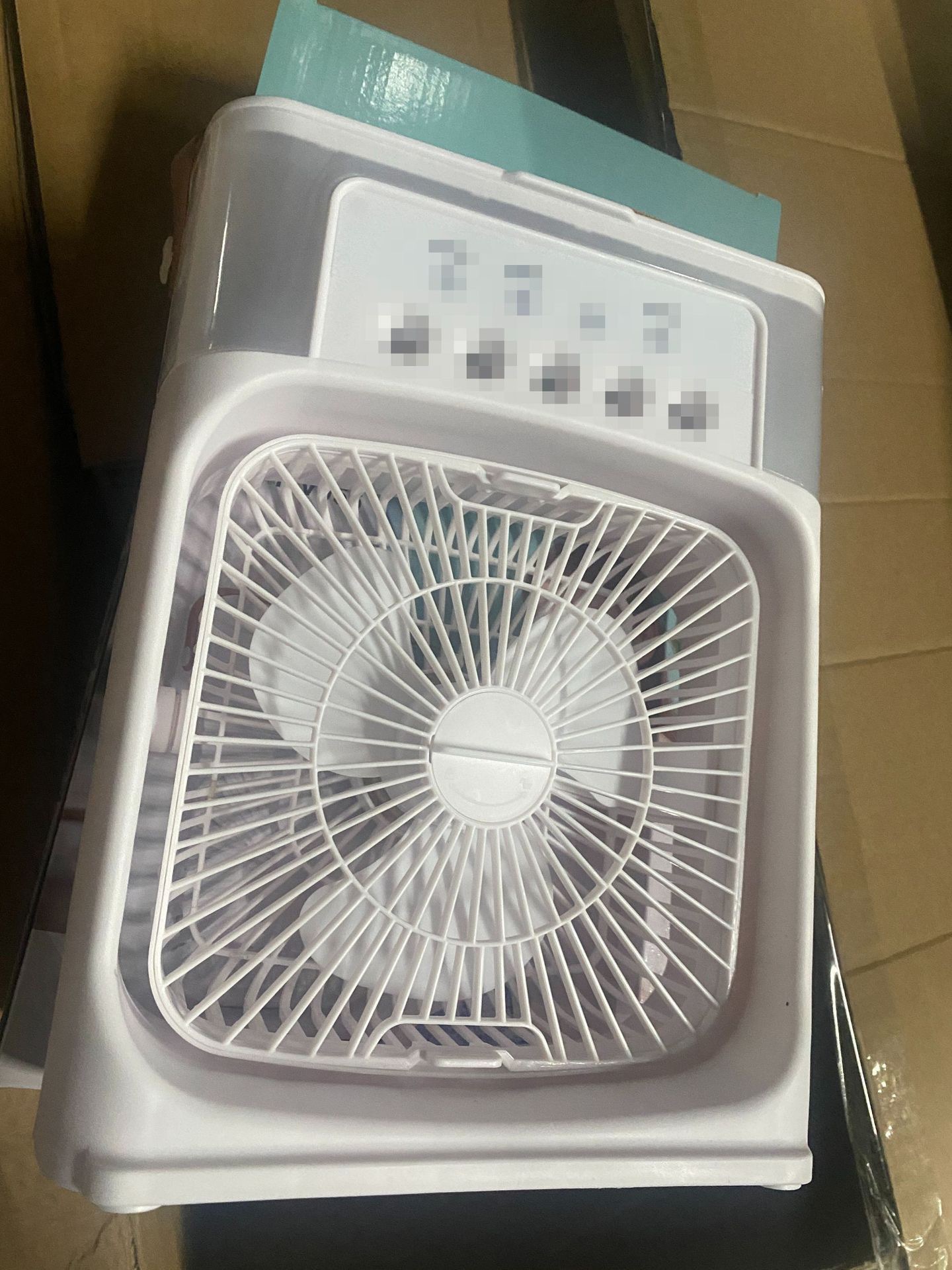 跨境爆款五孔喷雾风扇加湿制冷空调扇桌面宿舍迷你冷风机USB风扇详情8