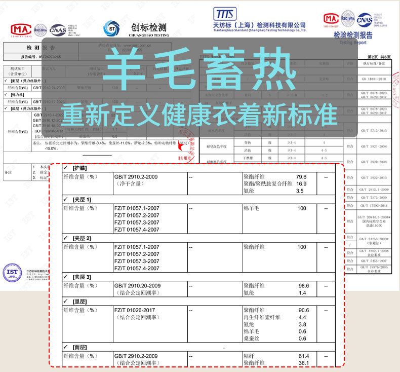 东北100%羊毛长护膝棉裤男士冬季高腰加厚绒貂绒色拉姆保暖裤女款详情9