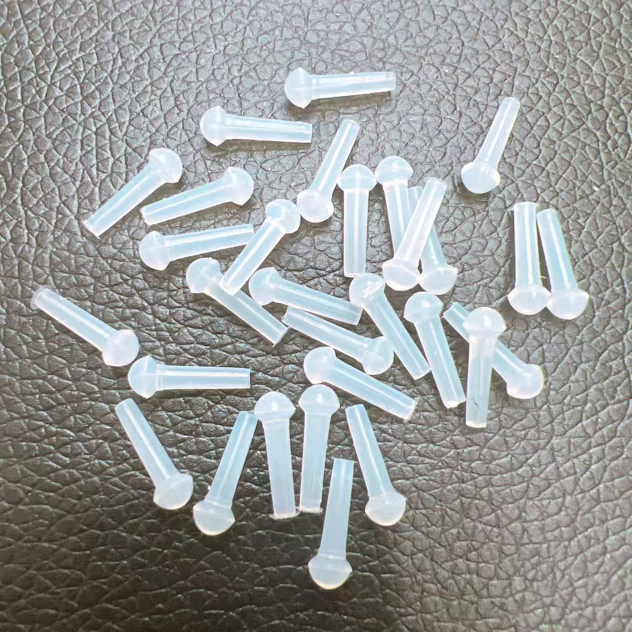 Transparent silicone large ear plugs, eco-friendly hamburger earplugs, DIY ear accessories, ear caps, ear stud plugs, rubber and plastic parts, plastic plugs, foot plugs pic 1