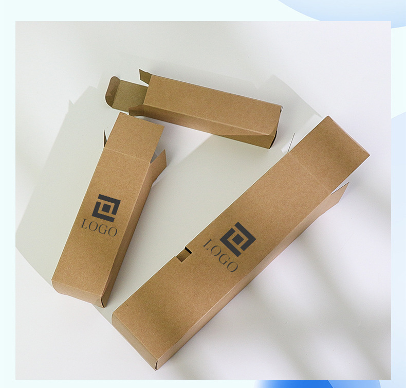 Customized cosmetic packaging boxes made of kraft paper, neutral folding double-insert boxes, essential oil color boxes for aromatherapy, and wholesale food boxes pic 12