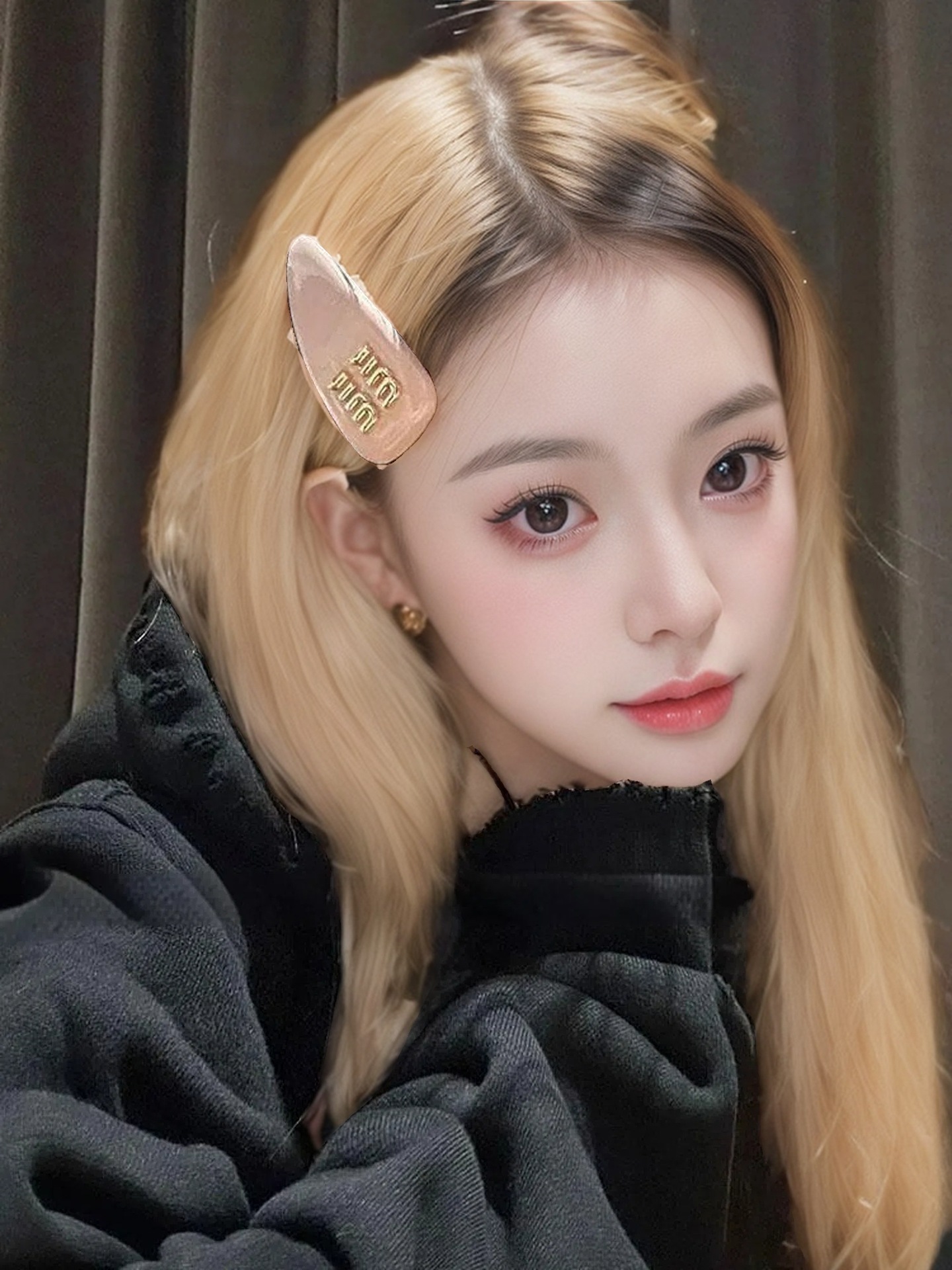 Korean version miumiu hair clips, spring clips, bangs clips, headwear, hair clips, broken hair, side bye-bye clips for girls pic 8