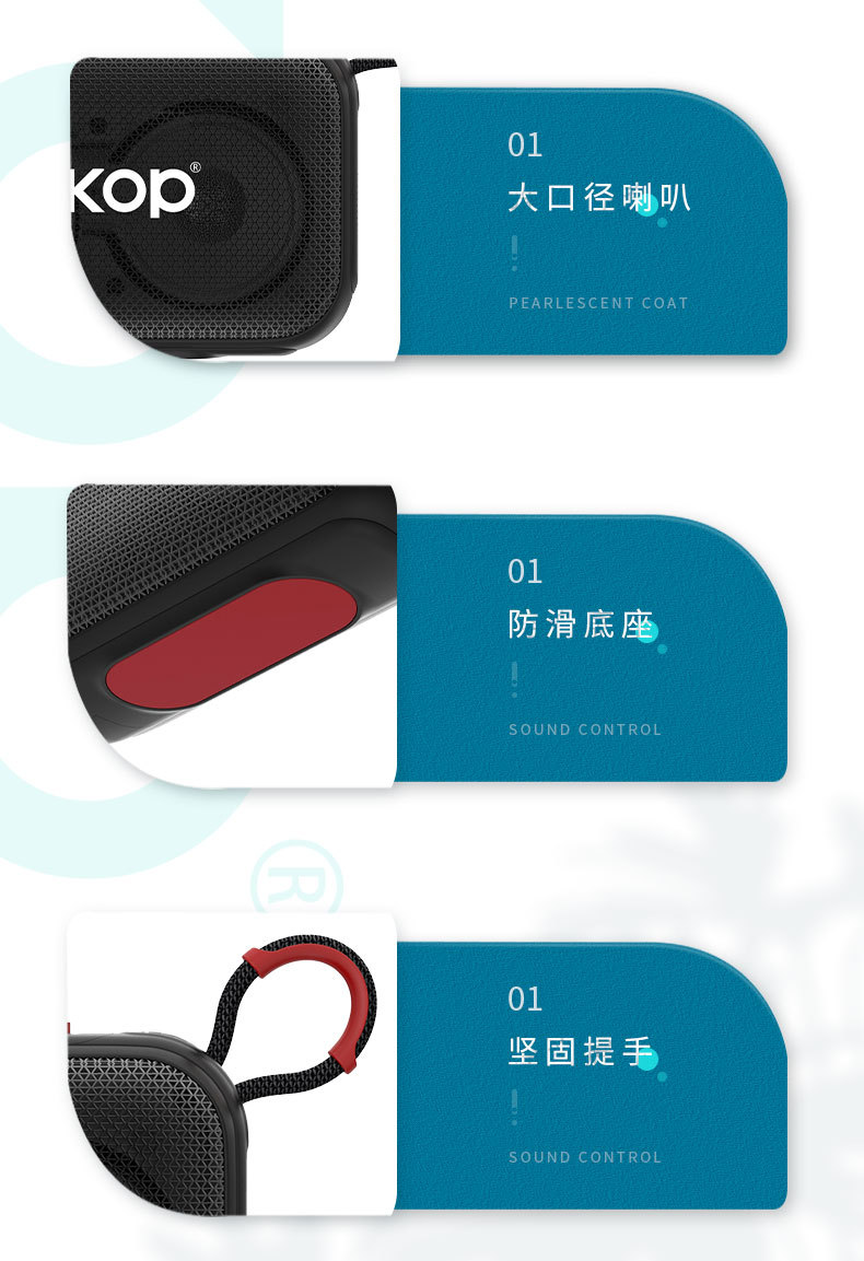 814 Bluetooth speaker lanyard, outdoor portable cross-border bestseller, desktop small speaker, card-inserting subwoofer, ultra-long battery life pic 14