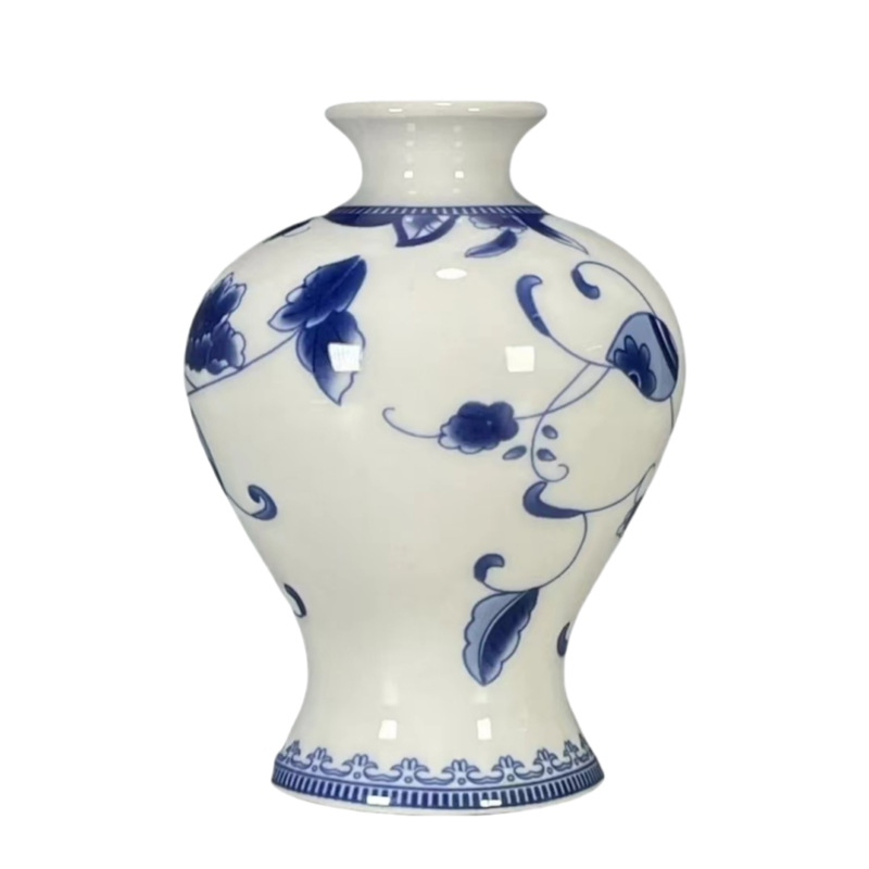 Blue and white porcelain mini vases, ceramic ornaments, Chinese-style vases, Jingdezhen vase wholesale, small ceramic vases and flower vases pic 5