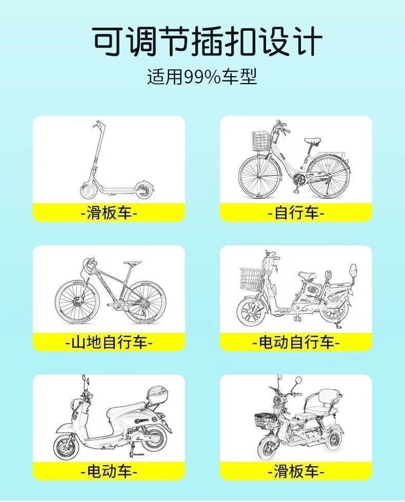 电动车挂包前置收纳袋防水挂物包电瓶车自行车手机包挂兜神器防雨详情4