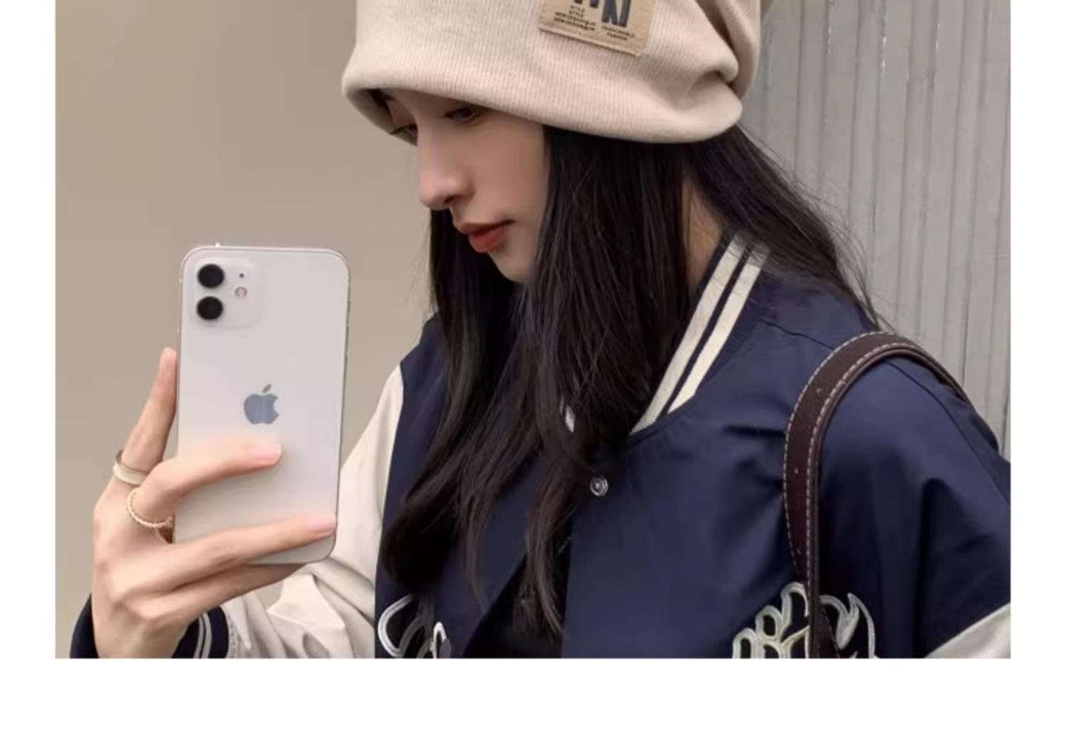 秋季女士保暖堆堆帽 针织显脸小月子帽 冷帽包头帽 防风防寒护耳套头帽 成人帽款详情6