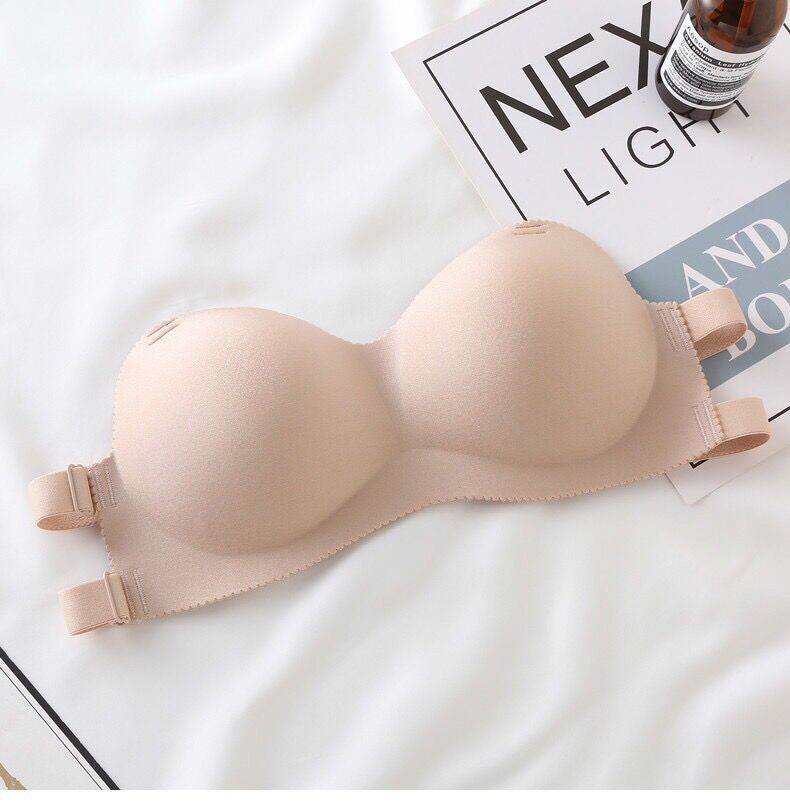 Strapless lingerie for women, a breathable summer thin, strapless, invisible, frameless bra cover that wraps around the chest and exposes the back pic 13