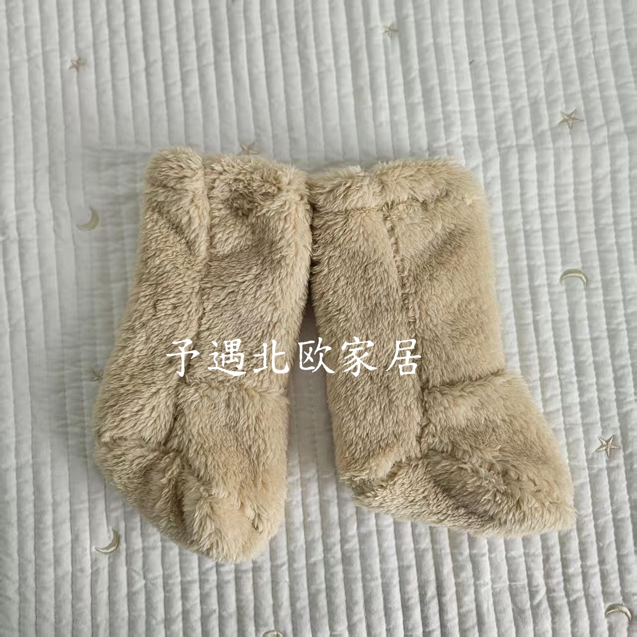 韩国ins秋冬加绒婴儿袜子新生儿地板袜男女宝宝防冻脚防滑学步袜详情16