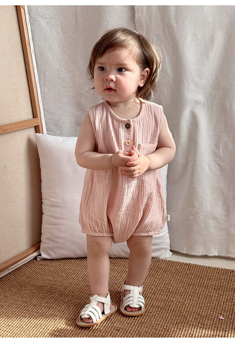 Summer baby wraparound for boys and girls, pure cotton Class a summer breathable triangular hatchcoat for newborns pic 21