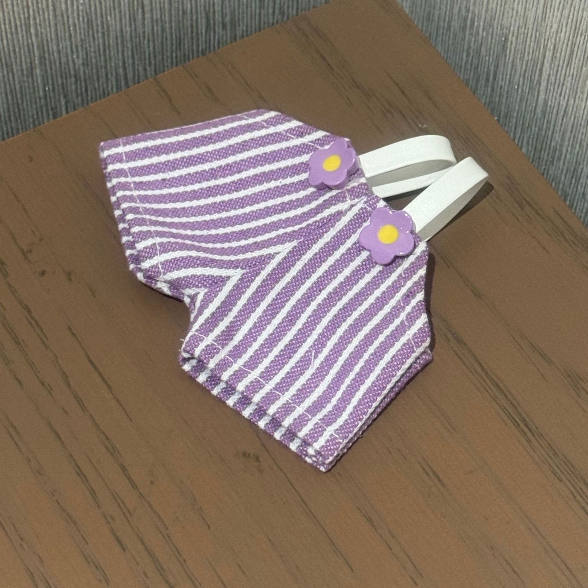 高货花朵条纹牛仔裤背带裤可爱公仔玩偶服饰换装娃衣详情4