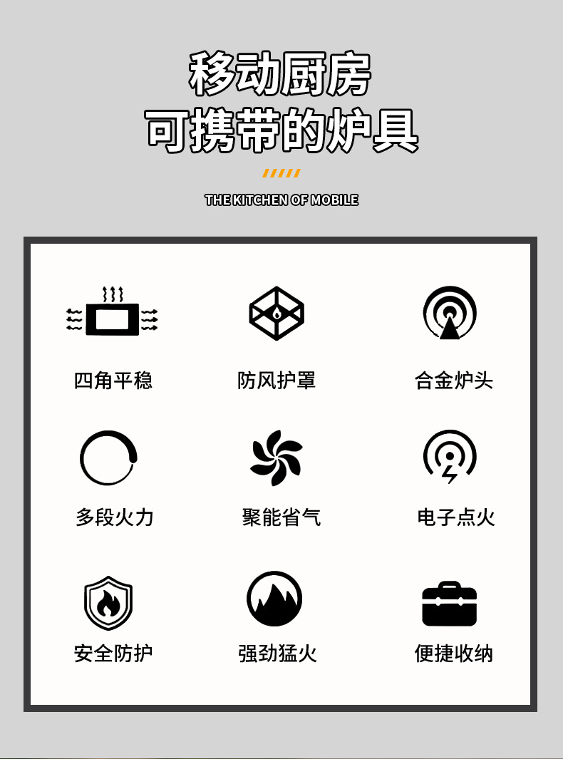 新款户外便携扁气罐高原高山野营气瓶野餐炉具山地运动用品详情2