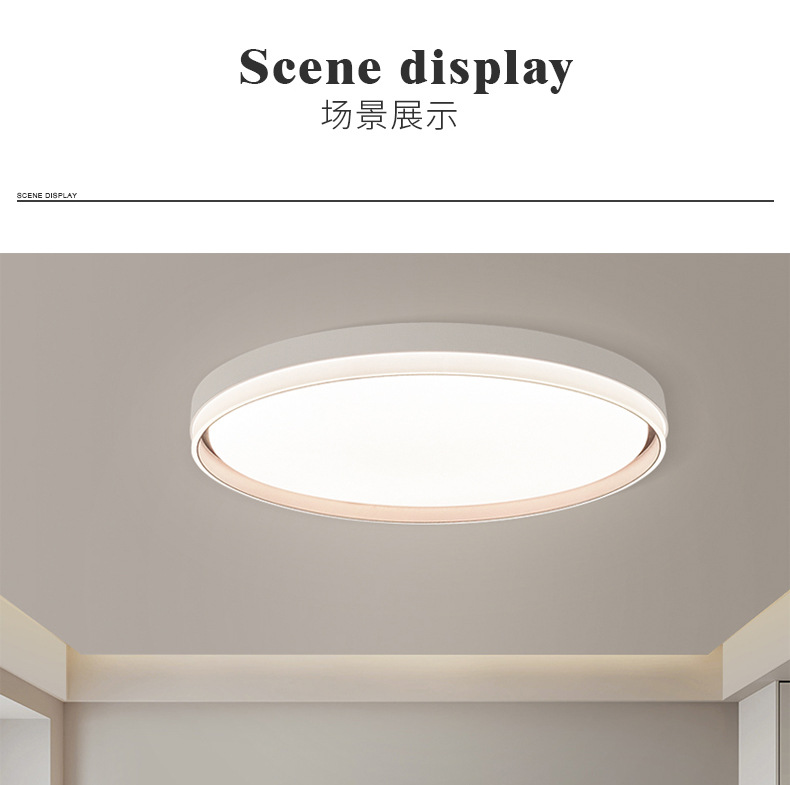 Full-spectrum eye-protecting, high-end, modern, simple and elegant bedroom room main light, balcony led ceiling light, Zhongshan lighting fixtures pic 25