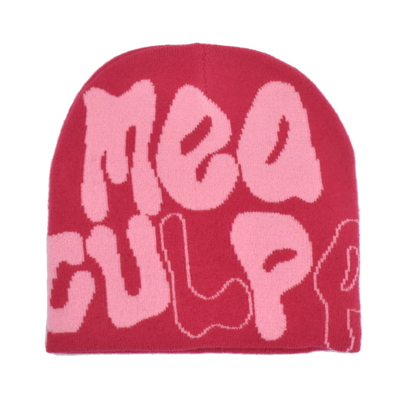 Amazon cross-border bestsellers: knitted hats for men and women, jacquard hats, popular hats from Europe and America, hip-hop hats, letter hats, AliExpress from Europe and America pic 36