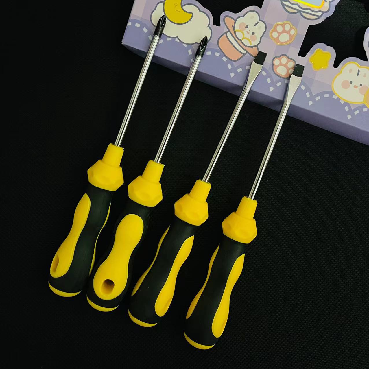 【1-8 Zones 】 4-inch gourd 24/ box 480/ box magnetic screwdriver, cross-head screwdriver, combination screwdriver, screwdriver, handle, extended screwdriver 1 yuan 2 yuan pic 1