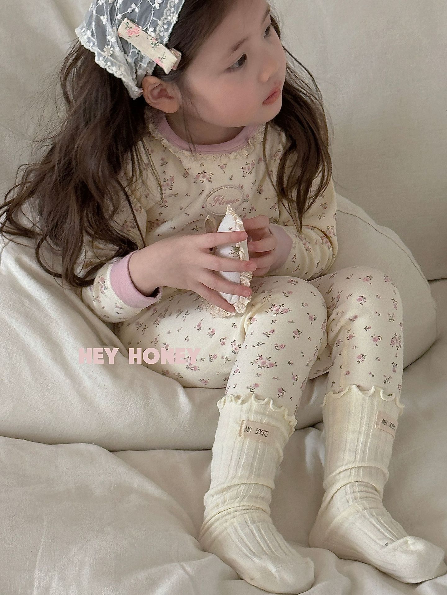 大小卷 Hey honey男女童舒绒秋衣秋裤内衣套装居家服儿童家睡衣详情16