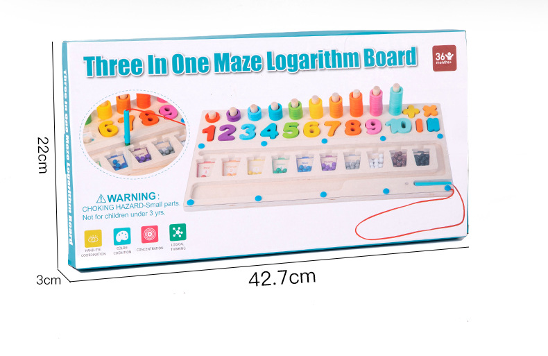 Children's magnetic walking beads color classification logarithm board kindergarten early education number shape recognition puzzle and intelligence toy pic 14