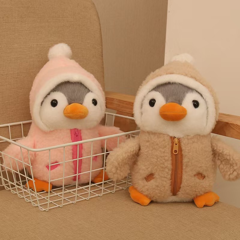 跨境卡通便装企鹅毛绒玩具公仔睡觉抱枕玩偶儿童生日礼物详情1