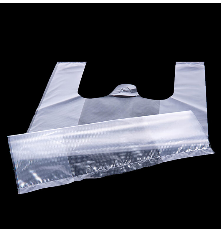 Thickened transparent food packaging bags, supermarket shopping bags, disposable bags, plastic vest bags, hand-held convenience bags pic 10