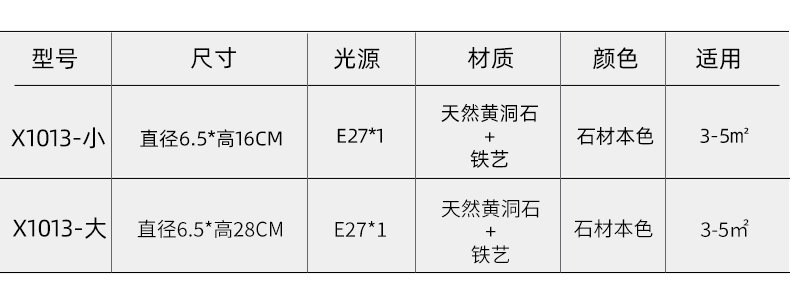 日式侘寂风黄洞石圆柱吸顶灯现代简约入户过道灯创意民宿复古灯具详情15