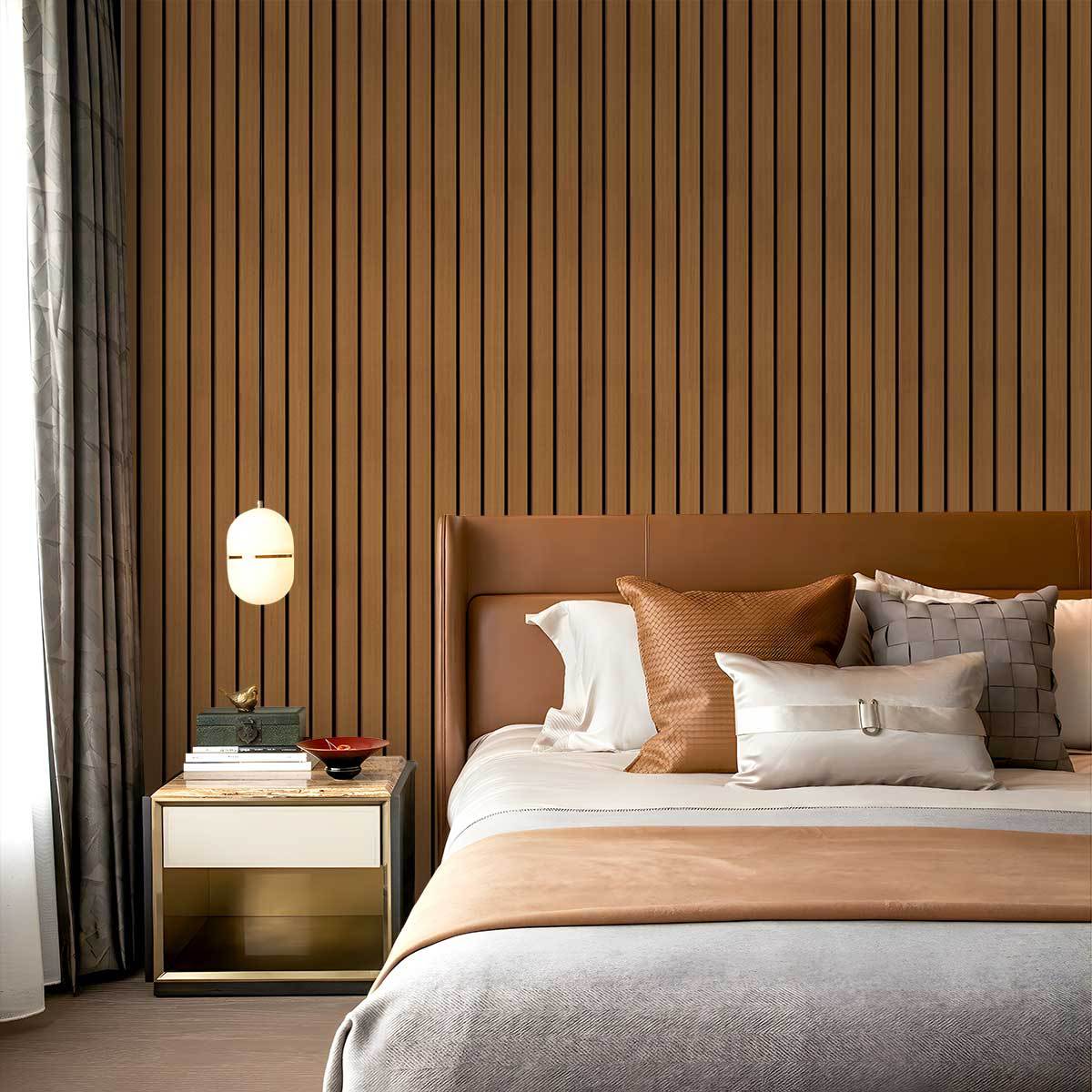 跨境仿格栅木条纹3d立体自粘墙贴防水加厚背景墙装饰壁纸家装定制详情9