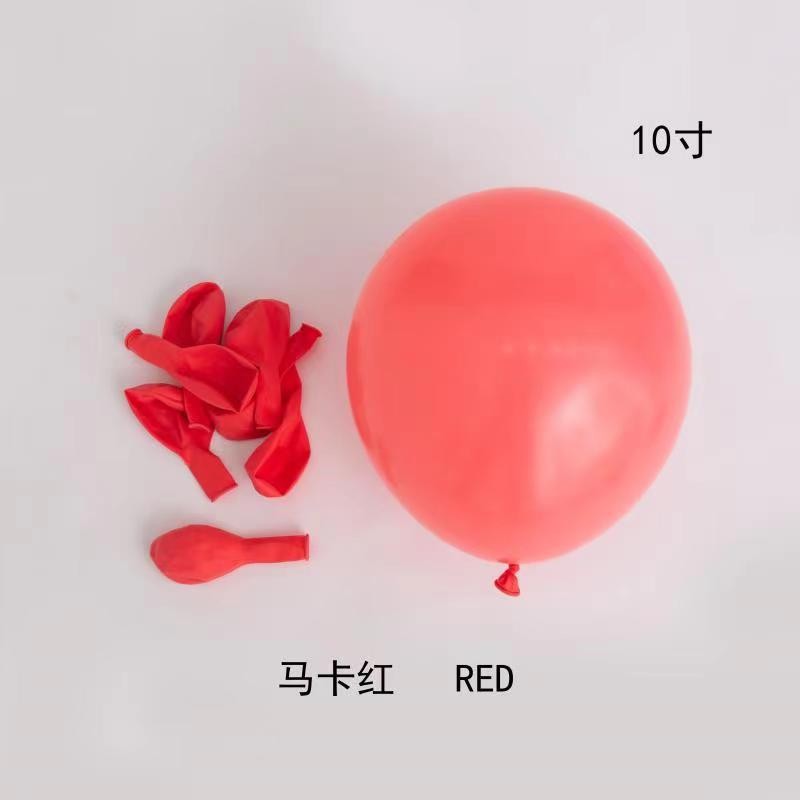 2.2-gram 10-inch matte latex balloons, pearlescent balloons, wedding balloons, party decorations, macarons, arch doors, wedding pic 26