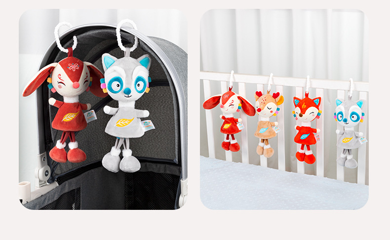 Happymonkey Baby Cartoon Animal Music Bell Music Box, Baby lathe pendant, Soothing bed Bell H168309 pic 11