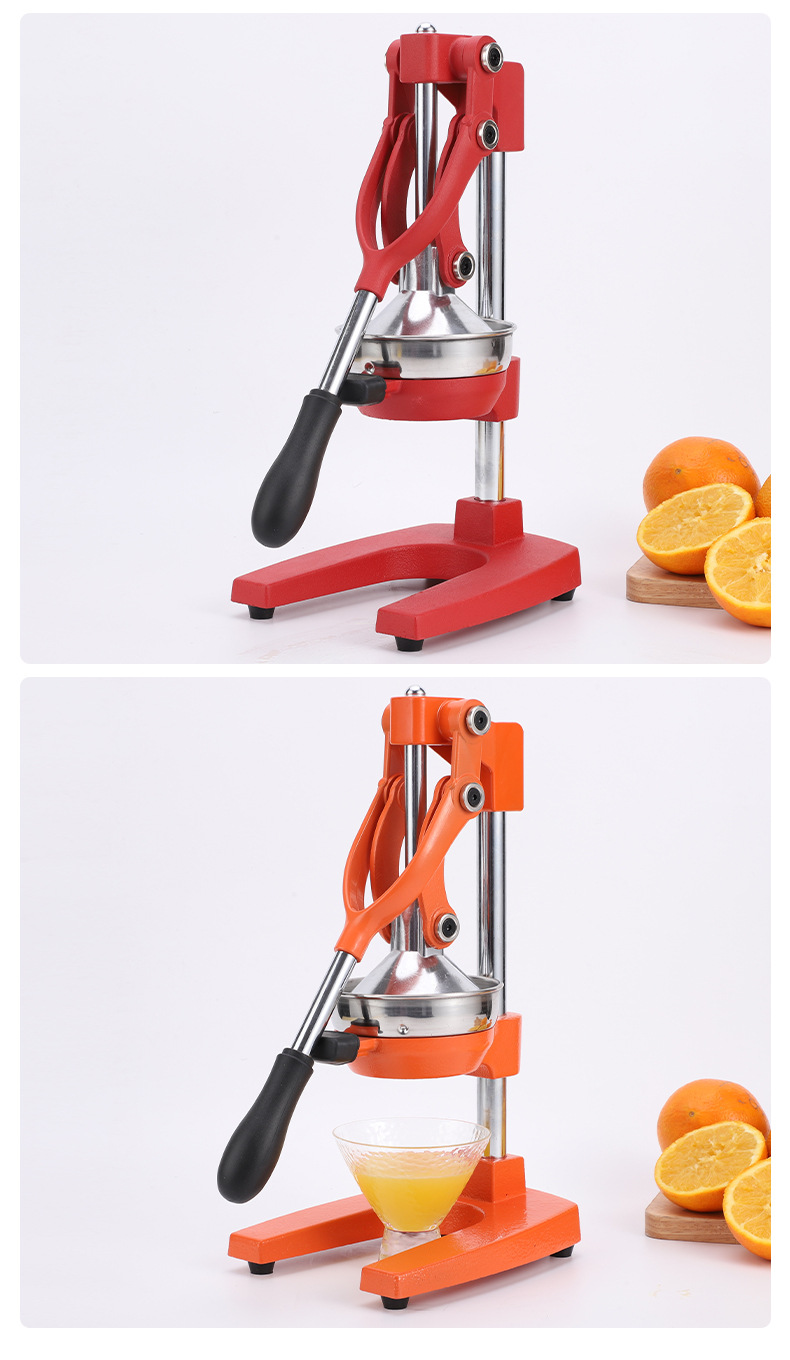 New heavy-duty three-dimensional juicer, household multi-functional fruit juicer, manual juicer, cast iron juicer pic 14