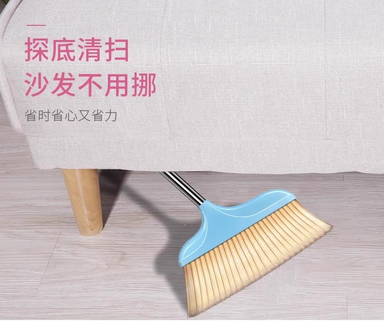 利临扫把簸箕套装软毛扫地组合家用质量好扫帚带齿撮子笤帚批发详情12