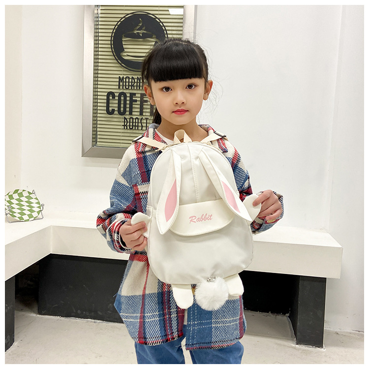 卡通可爱儿童双肩包幼儿园小孩轻便小背包3-6岁儿童帆布出行包潮详情19