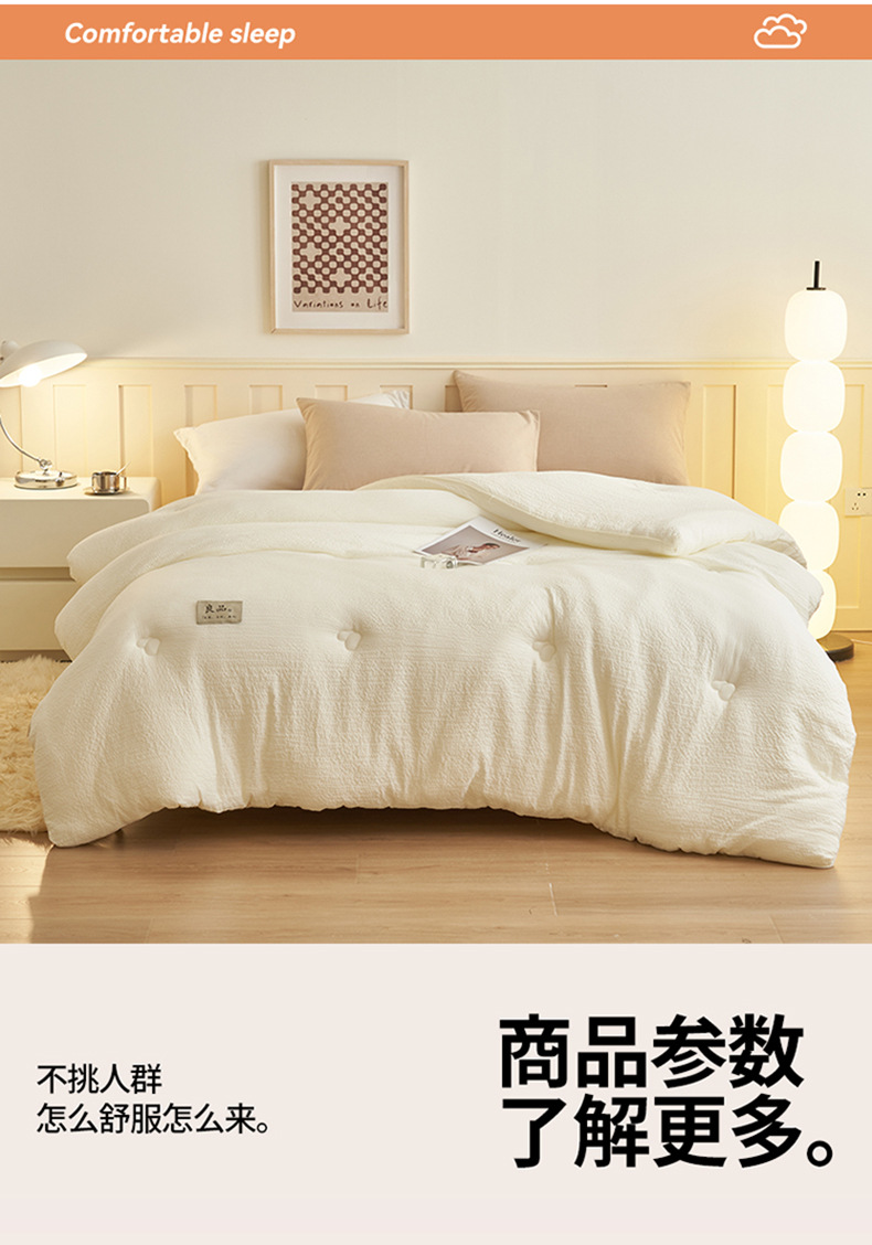 A类大豆纤维被子冬被加厚棉被芯新款春秋被单人学生冬季四季通用详情20