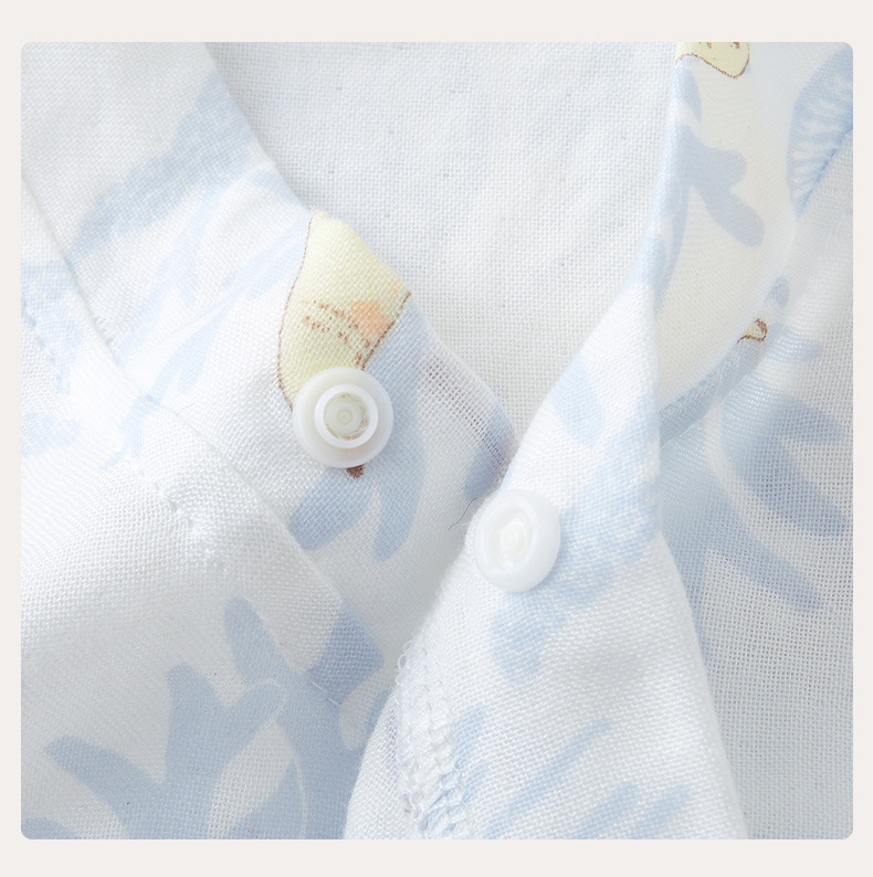 Summer thin gauze pure cotton Class A baby blanket, short-sleeved, breathable baby clothes pic 27