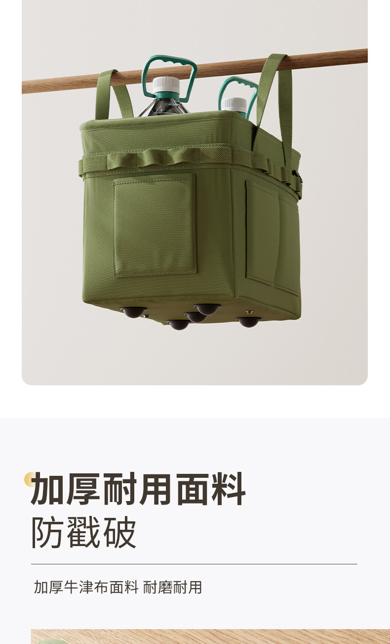 多功能折叠手提工具箱收纳包牛津布带侧兜便携收纳袋日用百货防尘整理箱详情5