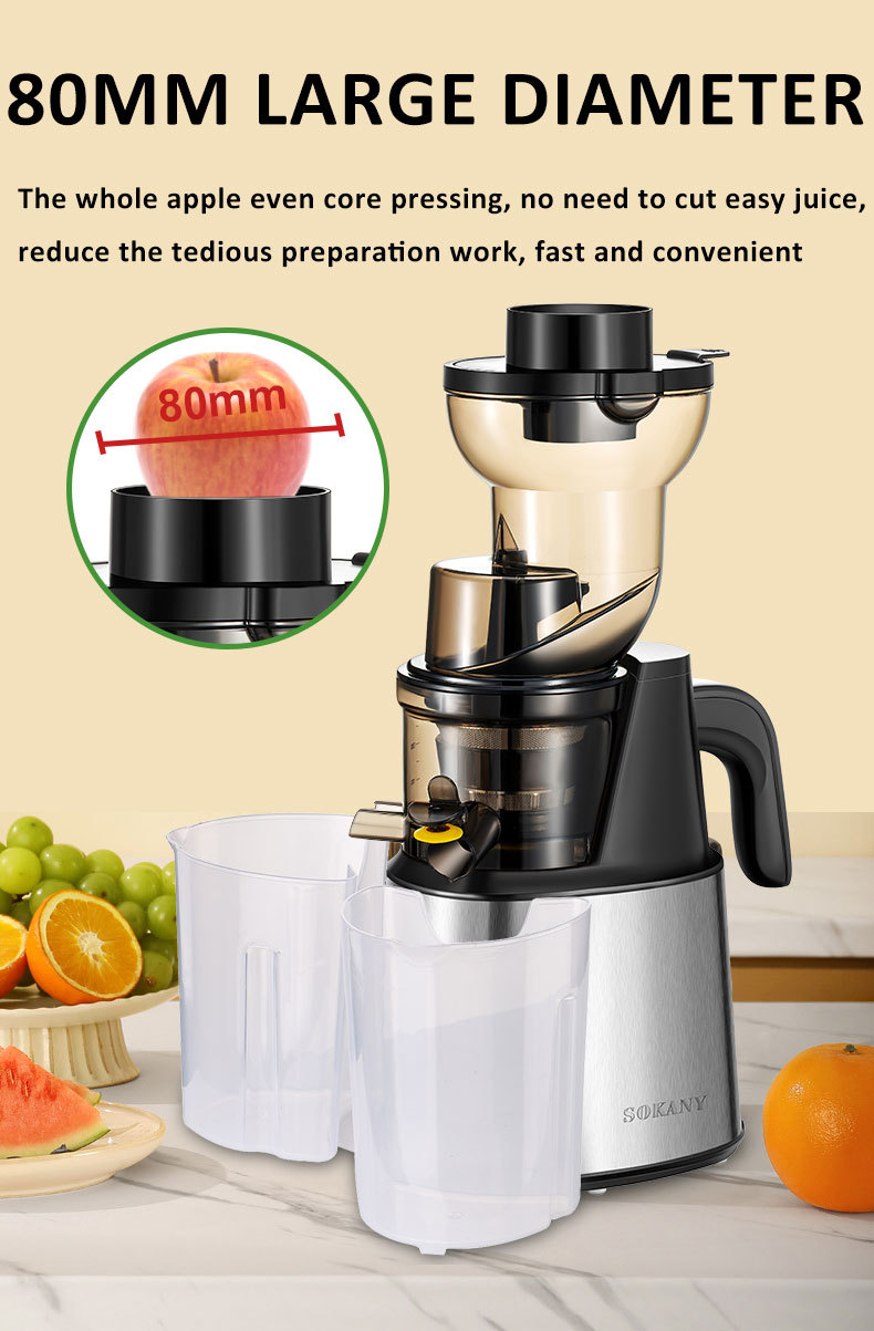 Cross-border SOKANY01010 JUICER, slow juicer, juice separation, Lock nutrition Juicer pic 4