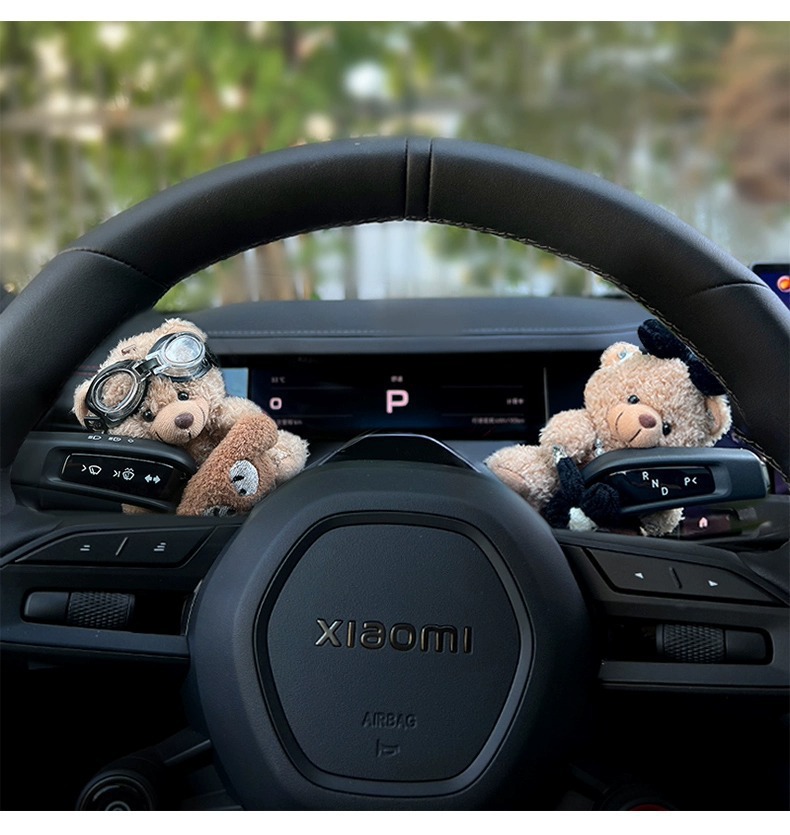Car interior accessories, car car gearboxes, cute pet bear dolls, 2025 new style turn signal wiper dolls, girls pic 12