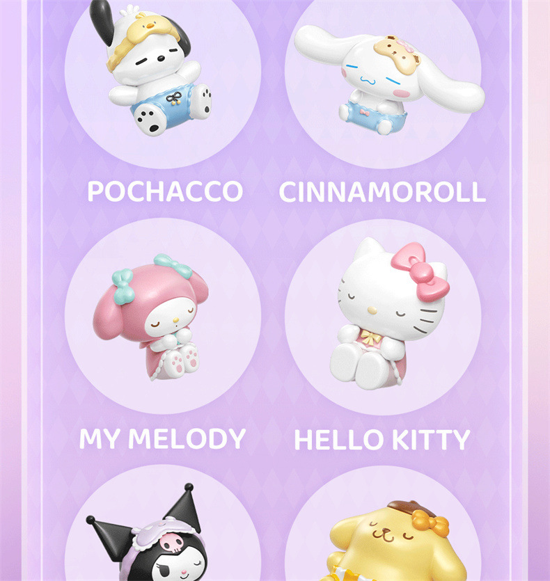 正版三丽鸥软绵沙发睡姿系列摆件库洛米帕恰狗hellokitty周边礼物详情15