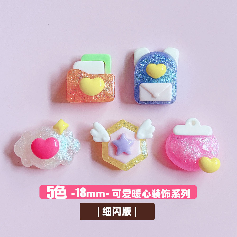 xn Cute and heartwarming decorative matching series Handmade Hair accessories, hair clips, pendants, diy accessory stickers pic 9