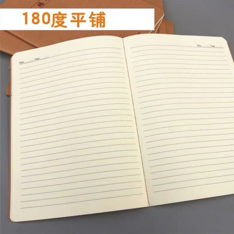 Wholesale of 16K thickened large-sized cowhide sewing notebooks for English composition, Chinese and math homework, and large notebooks for junior high school students pic 10