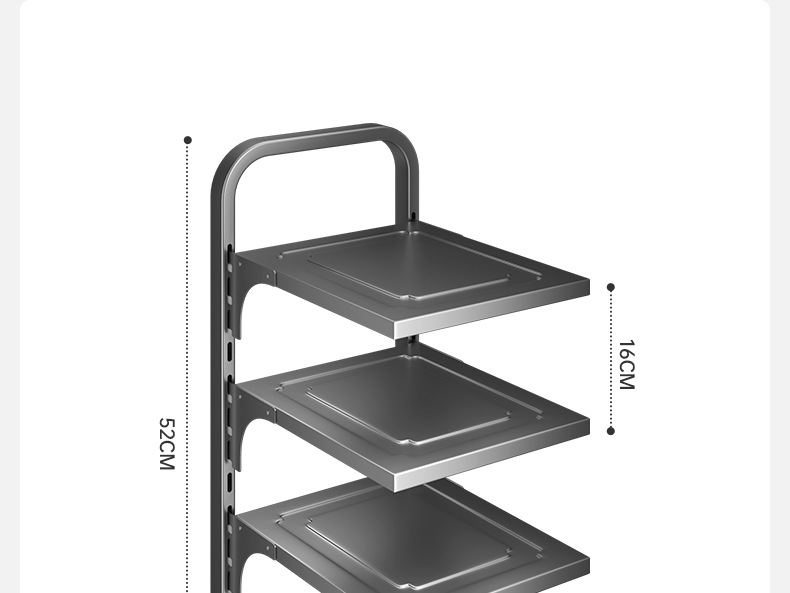 可调节厨房桌面下水槽锅盖锅具锅架碗架置物架多功能折叠收纳架详情26