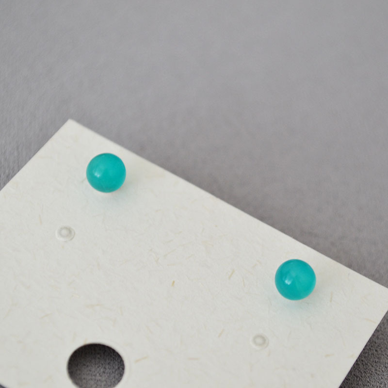 日韩小众简约月光拉长石天河石小巧日常通勤款925银针耳钉耳饰女详情5