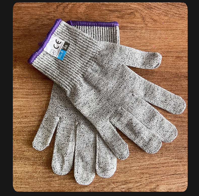 防切割手套劳保5级防割工地干活防滑防刀割手套加厚耐磨手套批发详情12