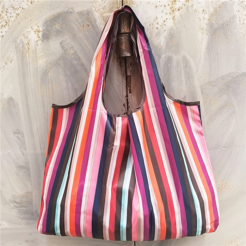 超大号卡通日本折叠环保购物袋防水尼龙买菜包收纳包米奇头手提袋详情28