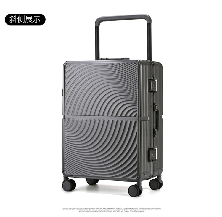 宽拉杆铝框行李箱万向轮大容量20寸24可登机密码箱旅行箱时尚拉杆详情17