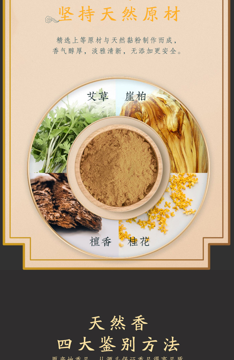11味线香礼盒沉香组合檀香熏香家用室内天然艾草盘香藏香佛香香薰详情9