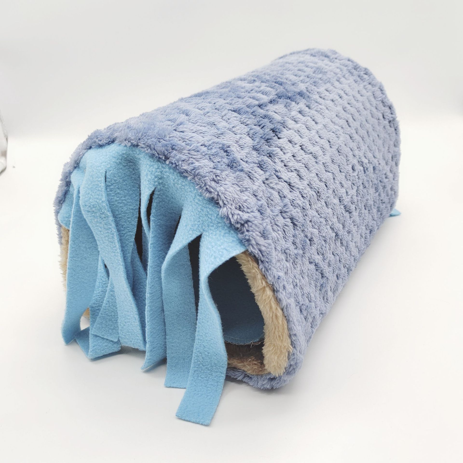 仓鼠豚鼠兔子流苏隧道窝 荷兰猪通道小型动物通道栖息场所隐蔽屋详情1