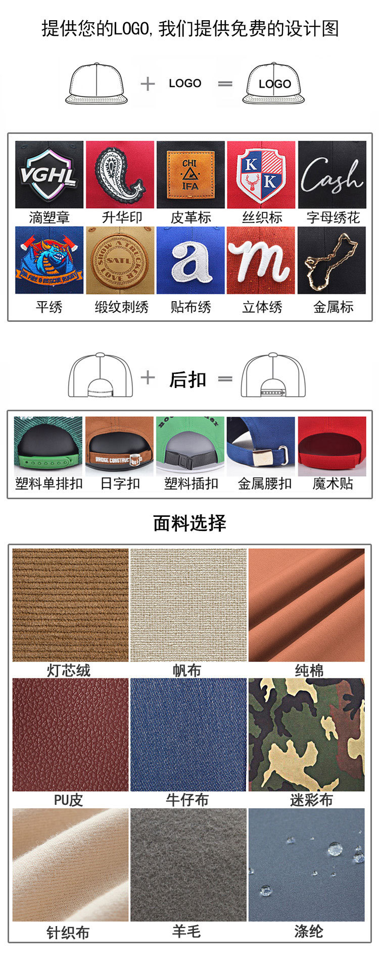 定制logo镶钻铆钉鸭舌帽子女显脸小时尚字母破洞水洗牛仔棒球帽潮详情2