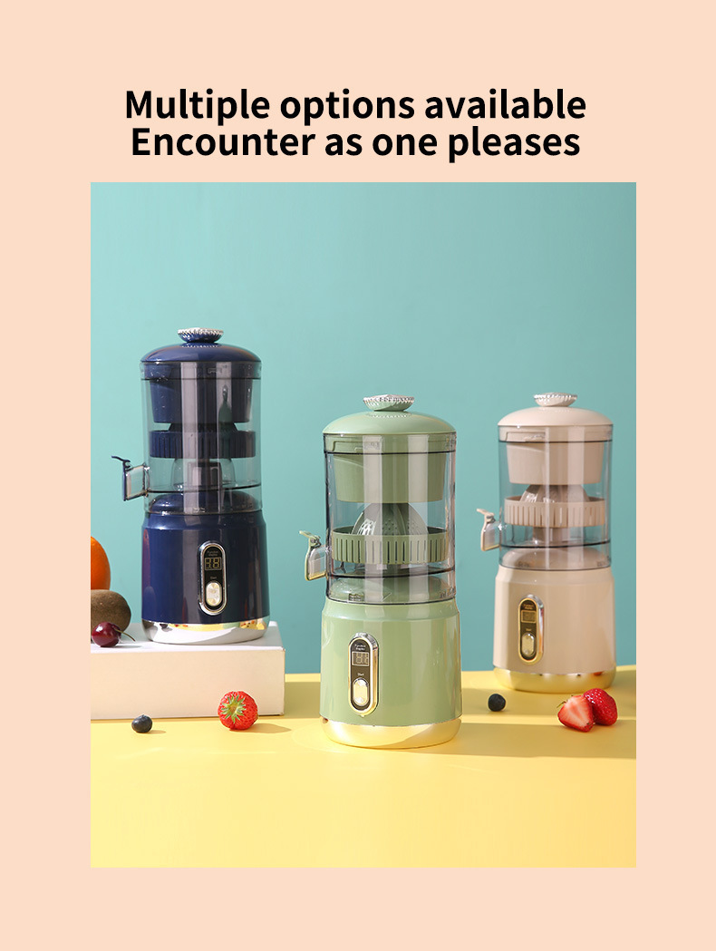 Cross-border juicer, multi-functional household portable electric small residue and juice separator, no-cut fruit and vegetable juice maker pic 6