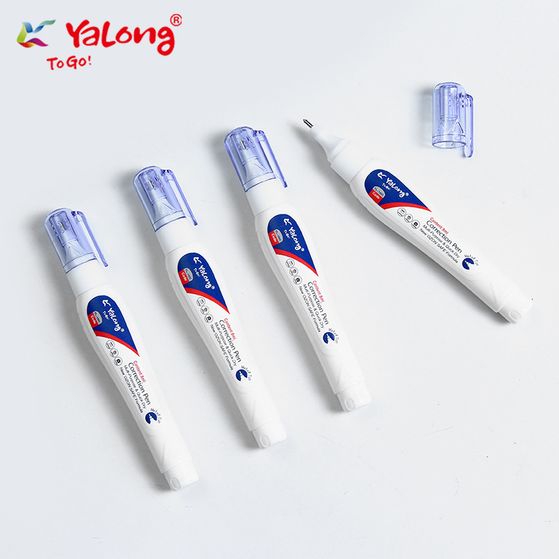 Yalong Multi-purpose quick-drying white correction fluid pen calibrator pic 6
