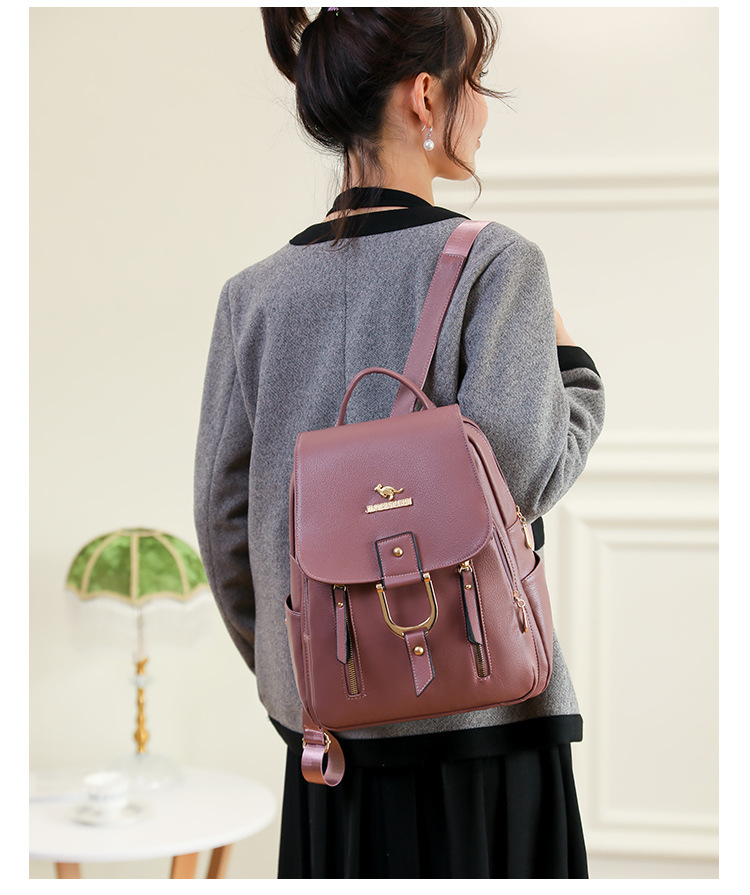 女士双肩背包高颜值多功能大容量背包2024春季新款洋气时尚休闲包详情27