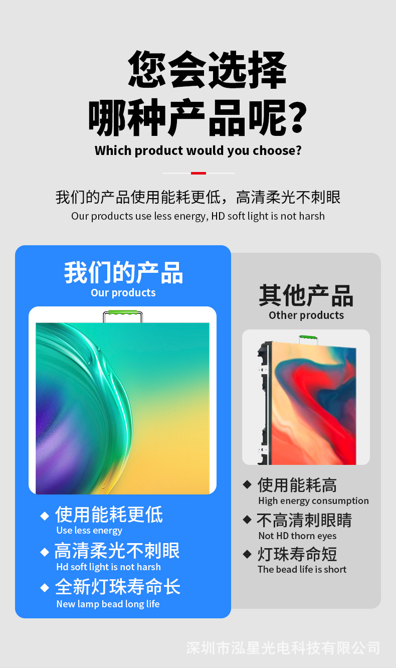 室内P3.91舞台LED租赁显示屏P2.604户外高清P2.976移动拼接电子屏详情11